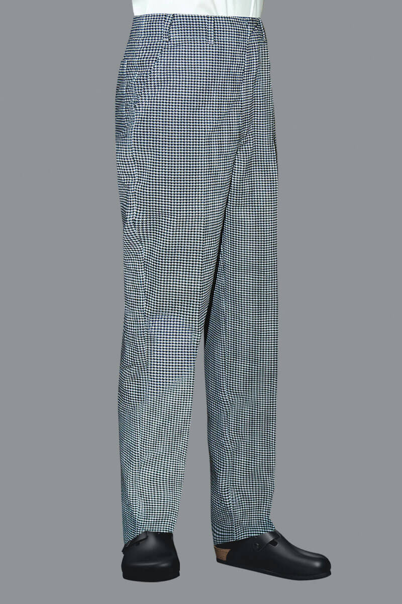 Men's Utility Chef Pants - Checkered