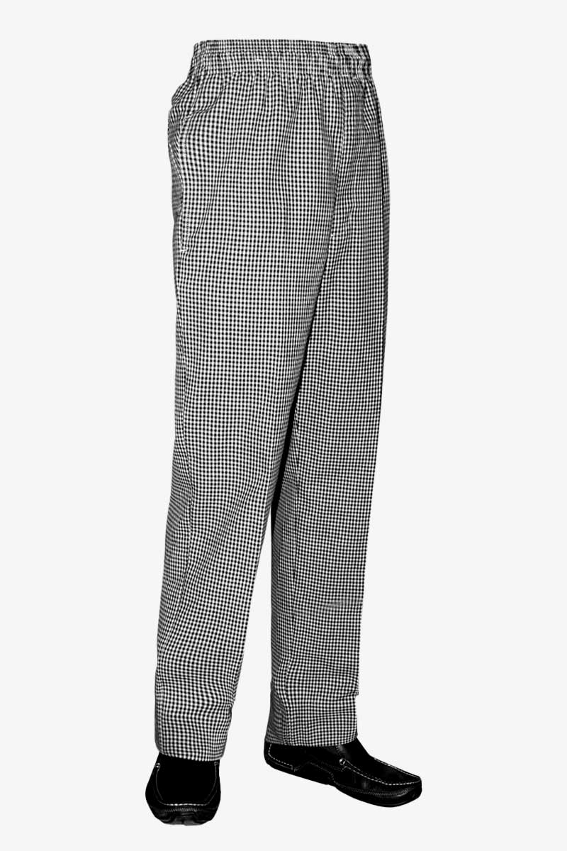 Chef Works BBLWBLK Black Lightweight Baggy Chef Pants