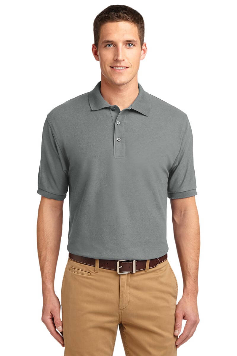 Men's Silk Touch™ Polo - Cool Grey