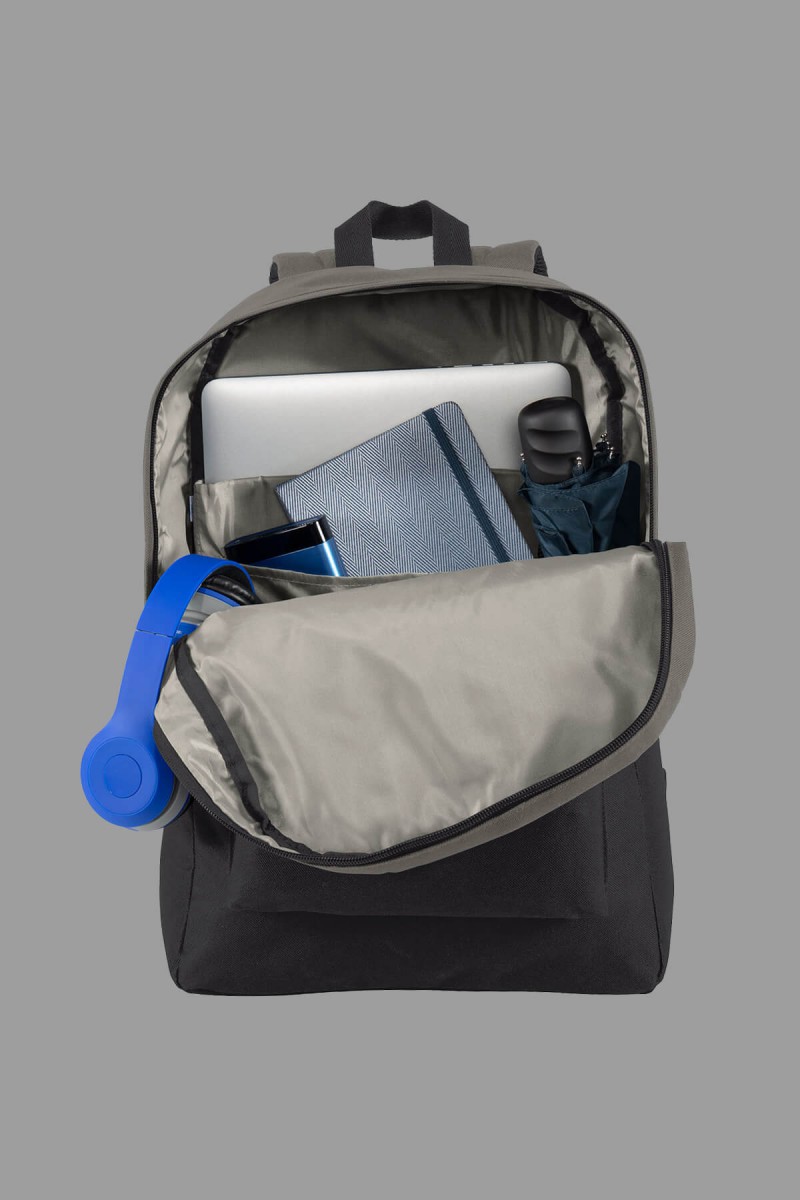 Port Authority ® Retro Backpack - Dark Charcoal/Black
